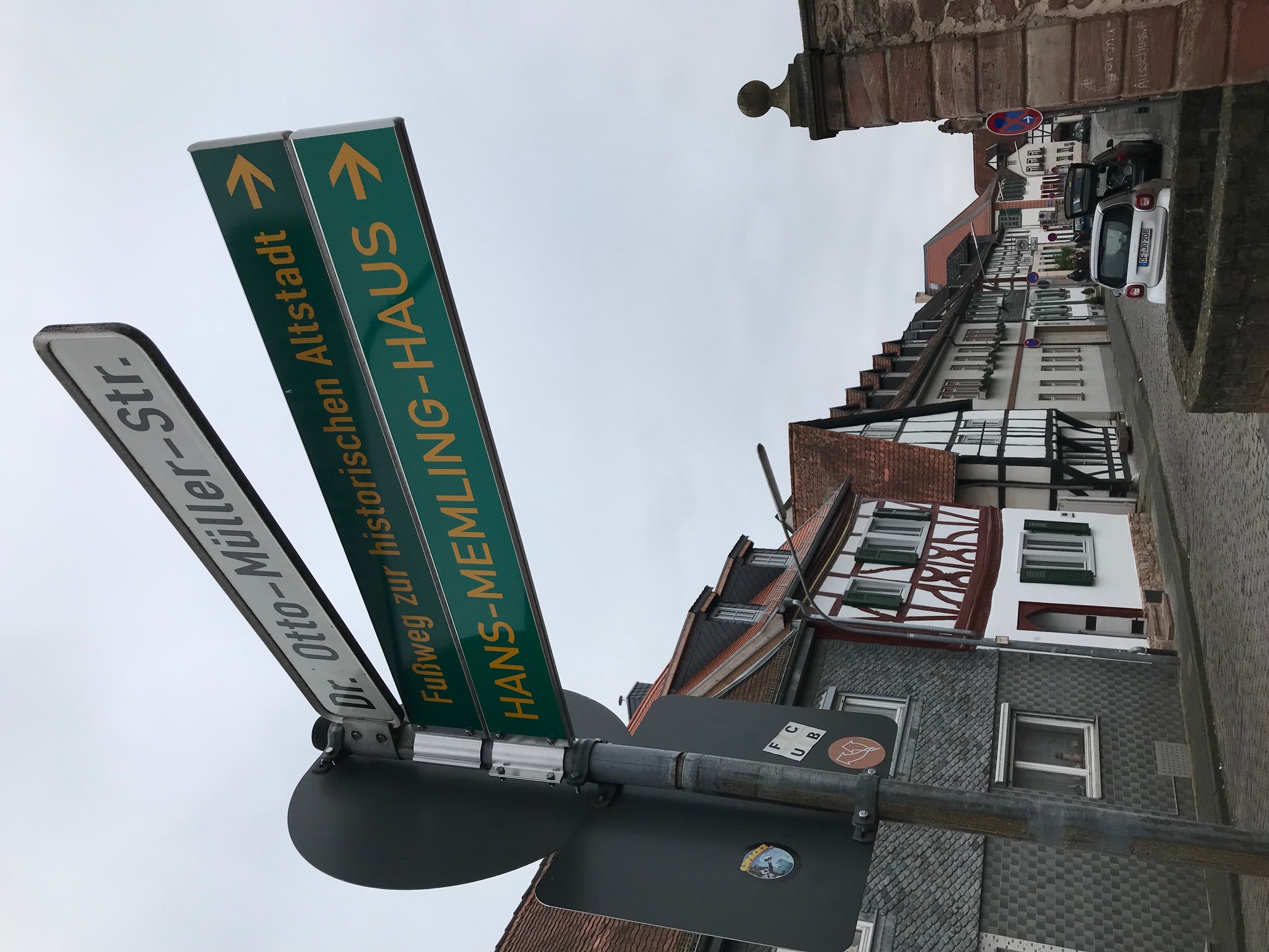 Hinweisschild zu HMH